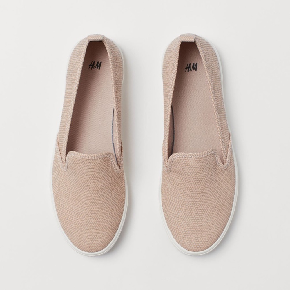 H&M Slip On Shoes Powder Pink Size 9 (40)